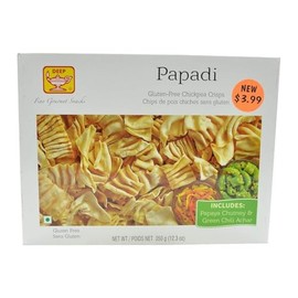 Deep, Papadi (Gluten Free Chickpea Crisps), 1 Pound(LB)
