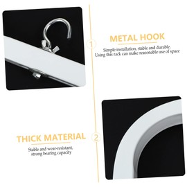 KICHOUSE Professional Metal Projector Screen Mount Wall Mount Bracket Extended Drop Chain Compatibility