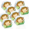 Unique Boy Monkey Baby Shower Paper Favor Boxes, 4.5" X