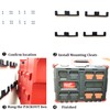 JILINWEI Wall Hanger for Milwaukee Packout,8 Pcs Mounting Cleats Compatible