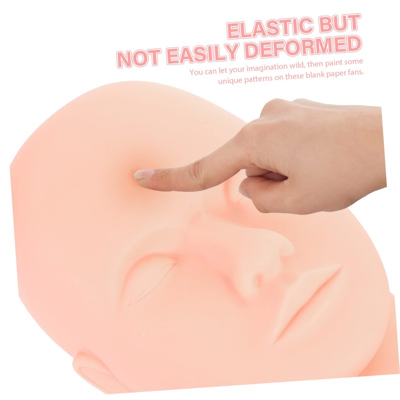 OHPHCALL Professional Eyelash Extension Training Head for Beginners Mannequin Head