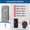 Garage Door Opener Remote Control 433.92MHz for EcoStar RSE2-433, RSC2-433,