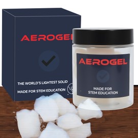 Aerogel, Ultra-Light Silica Aerogel Block, Nano Aerogel Super Insulation Material for Building Materials and Aviation, Made for Scientific Experiments and STEM Education (150mL)