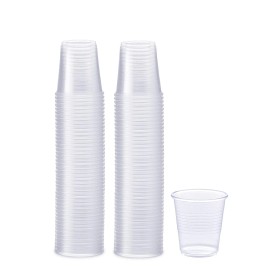 Comfy Package [3 Oz. - 100 Count Clear Disposable Plastic Cups - Small