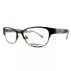 Marchon Eyeglasses Frame M-ANNISA 210 Brown Cat Eye Full Rim