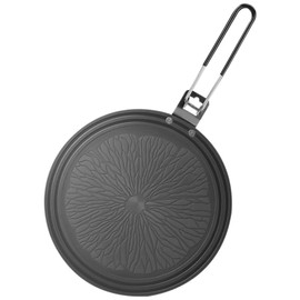 JasCherry 24cm Gas Stovetop Heat Diffuser Plate Cooking Induction Adapter for Cookware Gas Stove, Modification Heat Diffuser Plate Easy to Clean Store Stove Plates Smooth Surface Metal Stove Plate(A)