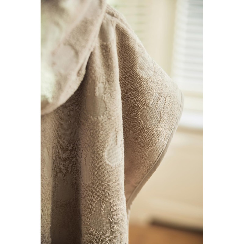 Jollein 533-550-67088 Bath Poncho/Beach Poncho - Miffy Terry Cloth Nougat