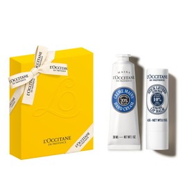 L'Occitane (Gift) Shea Butter Hand Cream Stick Lip Balm Duo (Carite Confort) / 록시땅 (기프트) 시어 버터 핸드 크림 스틱 립 밤 듀오 (카리테 콩포르)
