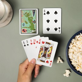 Lantern Press Key West, Florida, Soft Style Map (52 Playing Cards, Poker Size Card Deck with Jokers)