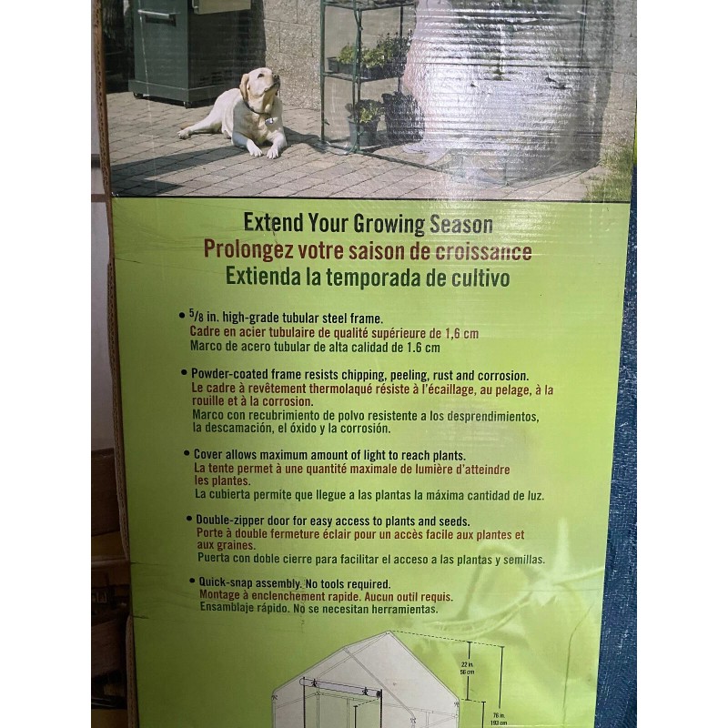 ShelterLogic Shelter Logic #70519 Grow It 4 Tier Mini Growhouse