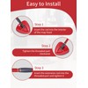 XINSHIKEJI 1 Pack Spin Mop Handle Replacements Compatible with Vileda