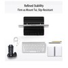 Vertical Laptop Stand, Adjustable 2-Slot Laptop Holder with Rubber Pads,