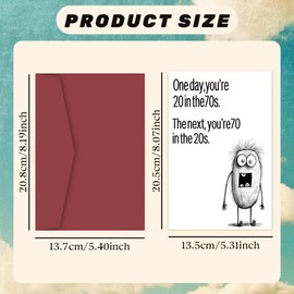 70th Birthday Card, 70th Birthday Decorations