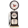 Akizuki Boeki Table Clock Black Gulf EA180148GAK-BK 5.4 x 3.0