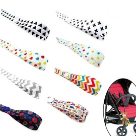 Gurt Spielzeug Gurt Halter Spielzeug Halter Pram Strap Protable PP Anti Drop Spielzeug Einstellbare Strap Clip Gürtelhalter (8 Stück)