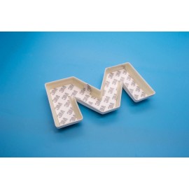 Auto Front and Rear Black White Emblem Overlay 2019-2024 GMC Sierra 1500 2500HD