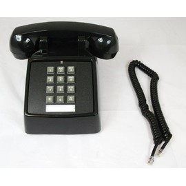 Cortelco (ITT-2500-MD-BK) Single Line Desk Telephone