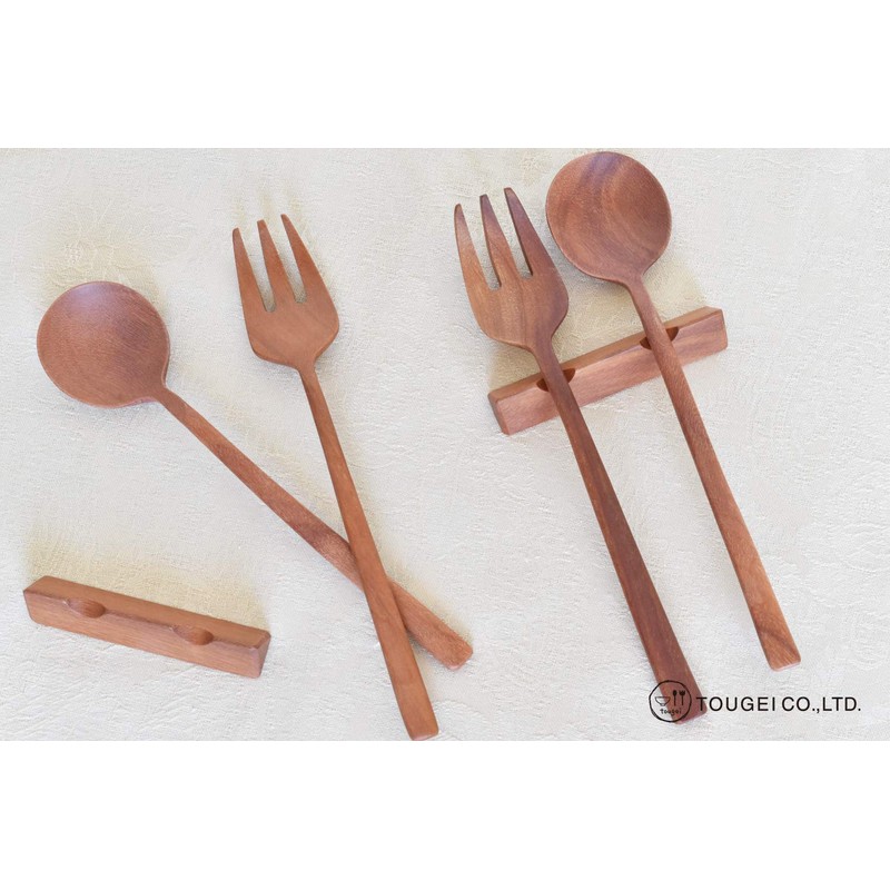 TOUGEI Gift Nature Gift Pair Set, Green, Cutlery Set, Natural