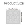 32 PCS Sashiko Stencil Kit, 5.1 x 5.1 Inch Plastic