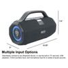 Rockville 2) Rockville SONIC-50L Wireless Linking Portable Bluetooth Party Speakers+Mic