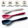 Upgrade Silicone Spatula Spoon Set,VOVOLY Heat Resistant Rubber Spoonula, Seamless