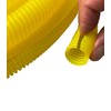 PE Yellow Corrugated Pipe Flexi Pipe Split 15mm - 10m