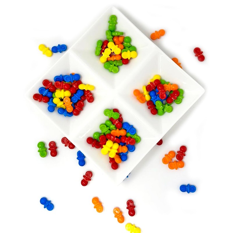 SweetGourmet Bright Pacifiers Coated Pressed Hard Candy | Assorted Fruit