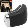 Car Automatic Gear Shift Knob Matt Black Artificial Leather Glossy