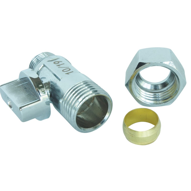 SOMATHERM FOR YOU - Mini Ball Valve Chrome-Plated Double Sided