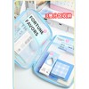 A4 Contact Bag with Handle, Mesh Case, Zippered Contact Bag,