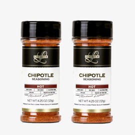 Loubier's Award-Winning Chipotle Seasoning - Hot & Flavorful, No Artificial Flavors, Non-GMO, Gluten-Free - 4.25 OZ (2 PACK)