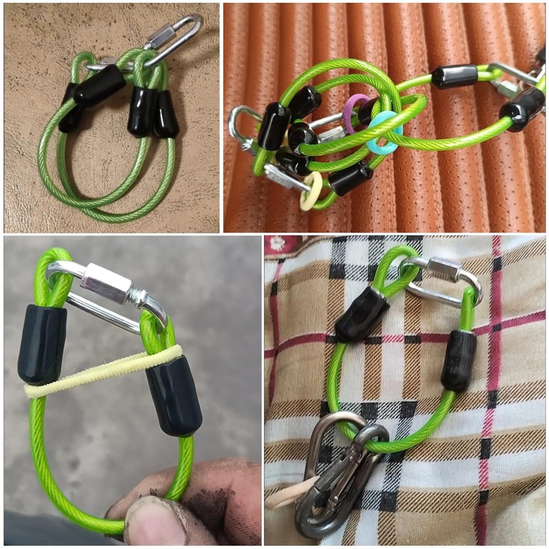 TorSor 2 Pack Power Tool Lanyard Safety Tether Quick Release