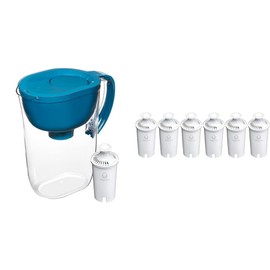 Brita Large Water Filter Pitcher + Standard Water Filter Replacements