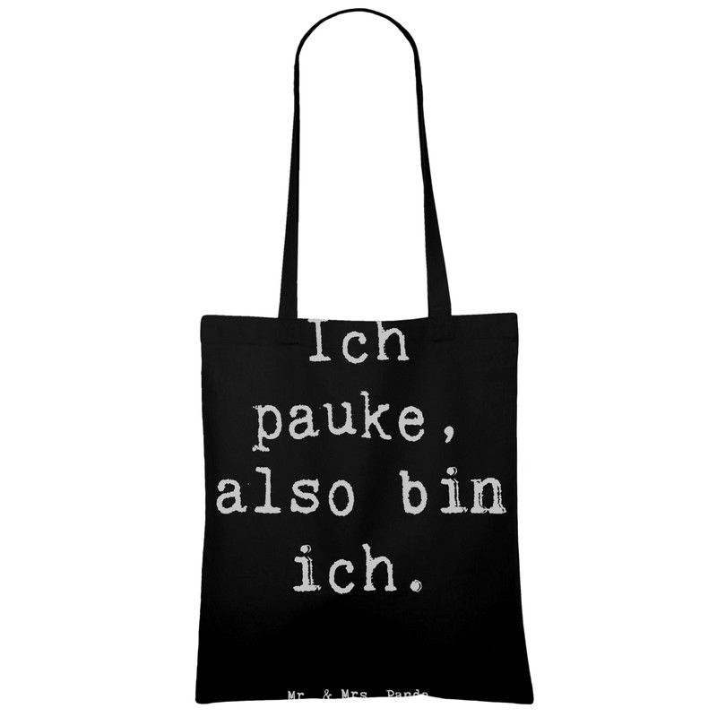 Mr. & Mrs. Panda Timpani Philosophy Tote Bag, Gift, Percussion,