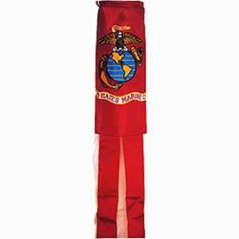 U.S.M.C. Embroidered Windsock 60"
