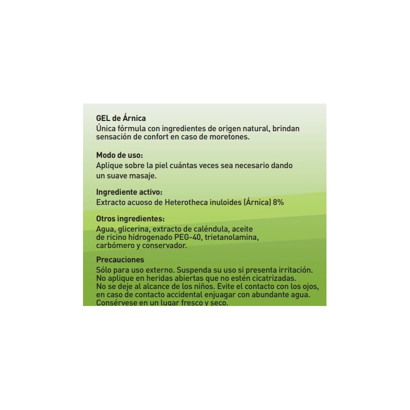 Minarett rnica En Gel Con Calndula115 g. 100 Natural Tu