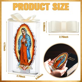 Colingmill 12 Set Our Lady of Guadalupe Statues Virgen De Guadalupe Statues Baptism Favors the Blessed Virgin Mary Statue Baptism Centerpieces for Table Baby Shower Favors Religious Catholic Decor