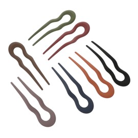 Healeved 7Pcs French Hair Pin Non Slip Matte Hair Forks Hair Sticks for Women Convenient Hair Styling Tools for Updos and Elegant Looks