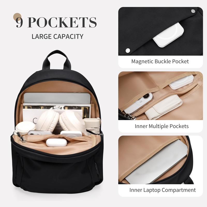 GOLF QUALITY Small Backpack for Women Fashion Mini Backpack Purse
