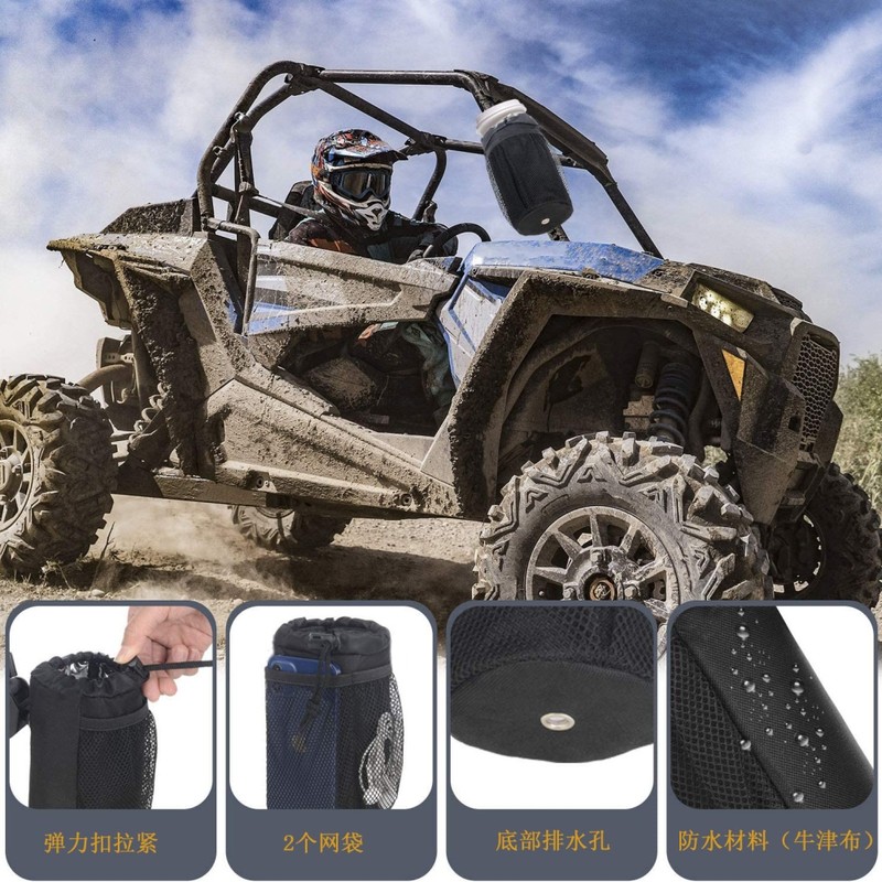 Motorcycle Cup Holder with Clamp Oxford Fabric Drink Cup Can