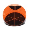 Reflector Corner Prism, φ25.4mm Trihedral Retroreflector Optical Glass Copper Plated