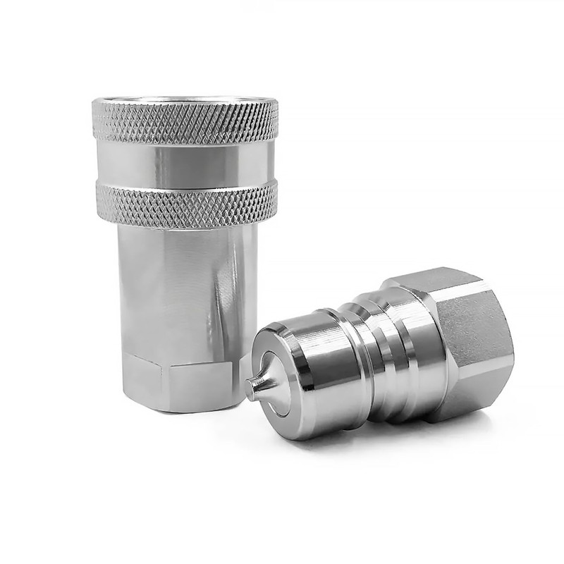 AKSPARE 3/4" NPT Thread ISO7241-1A Hydraulic Quick Disconnect Coupler/Quick Coupling