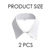 2 Pieces Of Solid Color Fake Collars, Shirt Collars, Simple