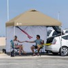 CROWN SHADES SunWall Silver Coated for 10x10 Pop up Canopy