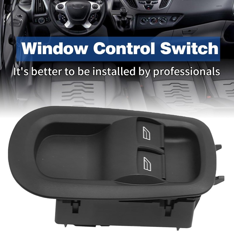 Hoypeyfiy GK2T-14A132-CA Double Window Control Switch, Replacement for Ford Transit