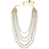 Aheli Kundan Pearl Long Multi Layered Collar Pendientes Set Joyería