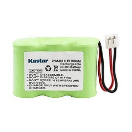 Kastar 1-Pack 2/3AA 3.6V 800mAh EH Ni-MH Rechargeable Battery for AT&T 2422 80-5074-00-00 Lucent 2422 Vtech ia5870 ia5882 Sanik 3SN-2/3AA30-S-J1 Cordless Phone (Check Your Cordless Phone Model Down)