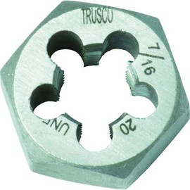 TRUSCO TD6-7/16UNF20 Hex Saraenat Dice UNF7/16-20