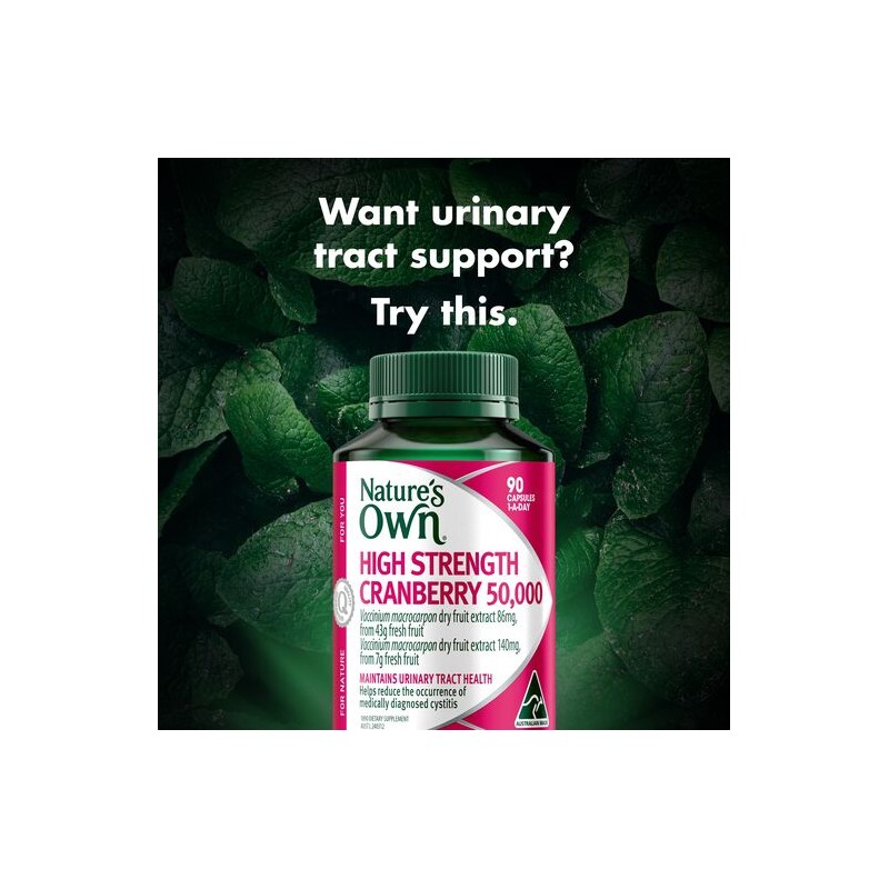 Nature's Own High Strength Cranberry 50,000 90 Capsules
