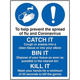 Vsafety Prevent The Spread Of Flu And Virus - 150mm x 200mm - 1mm Rigid Plastic